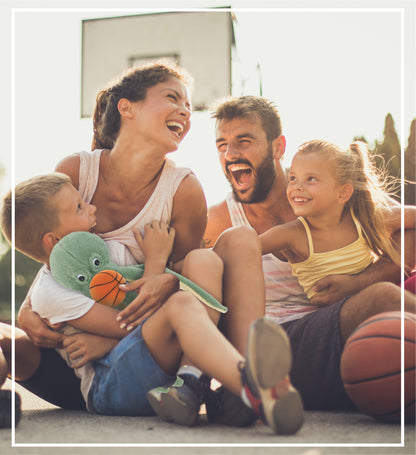 SUPER-SOFT PLUSH - GREEN OCTOPUS 15" WITH BASKETBALL PLUSH