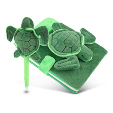 PLUSH PEN - SEA TURTLE - PLUSH NOTEBOOK - SEA TURTLE