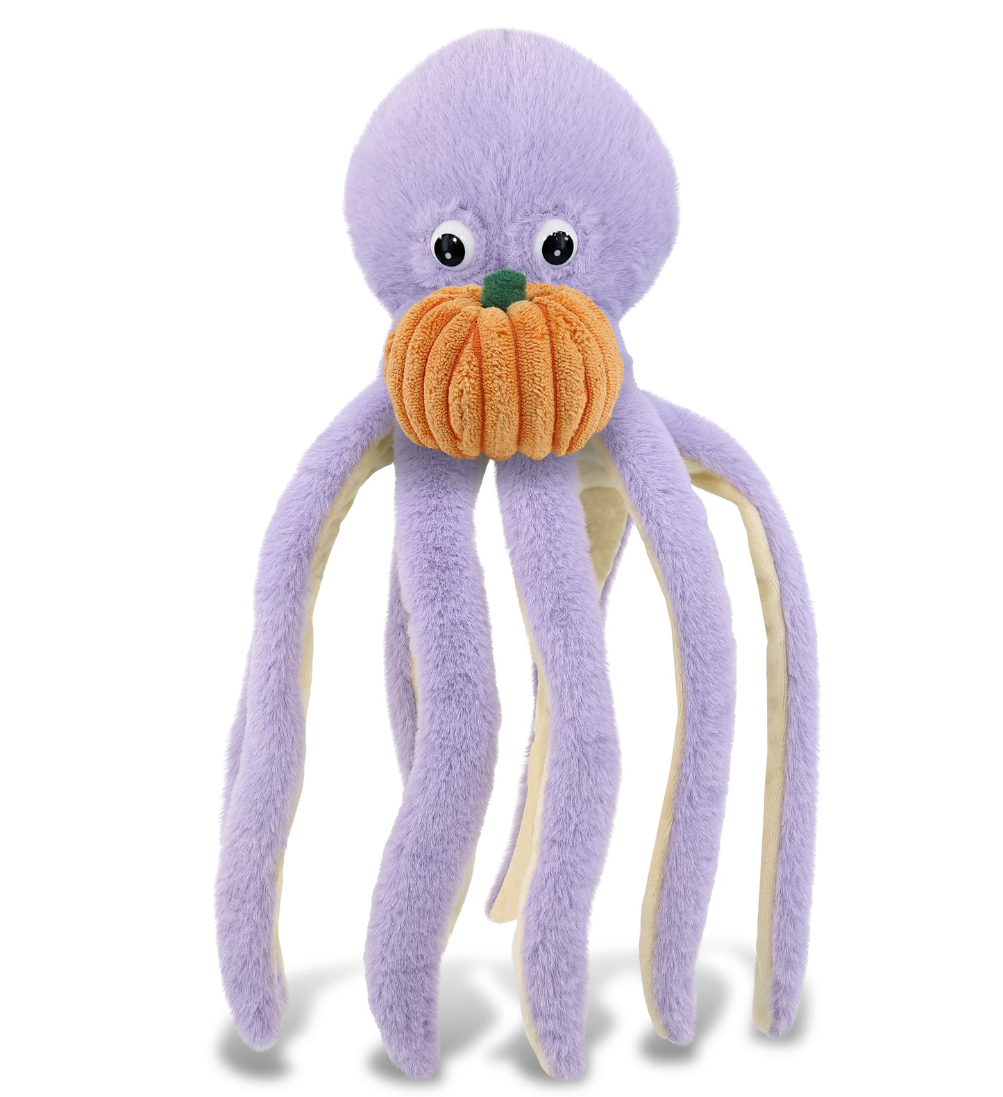 PLUSH PUMPKIN - SUPER-SOFT PLUSH - PURPLE OCTOPUS 15"