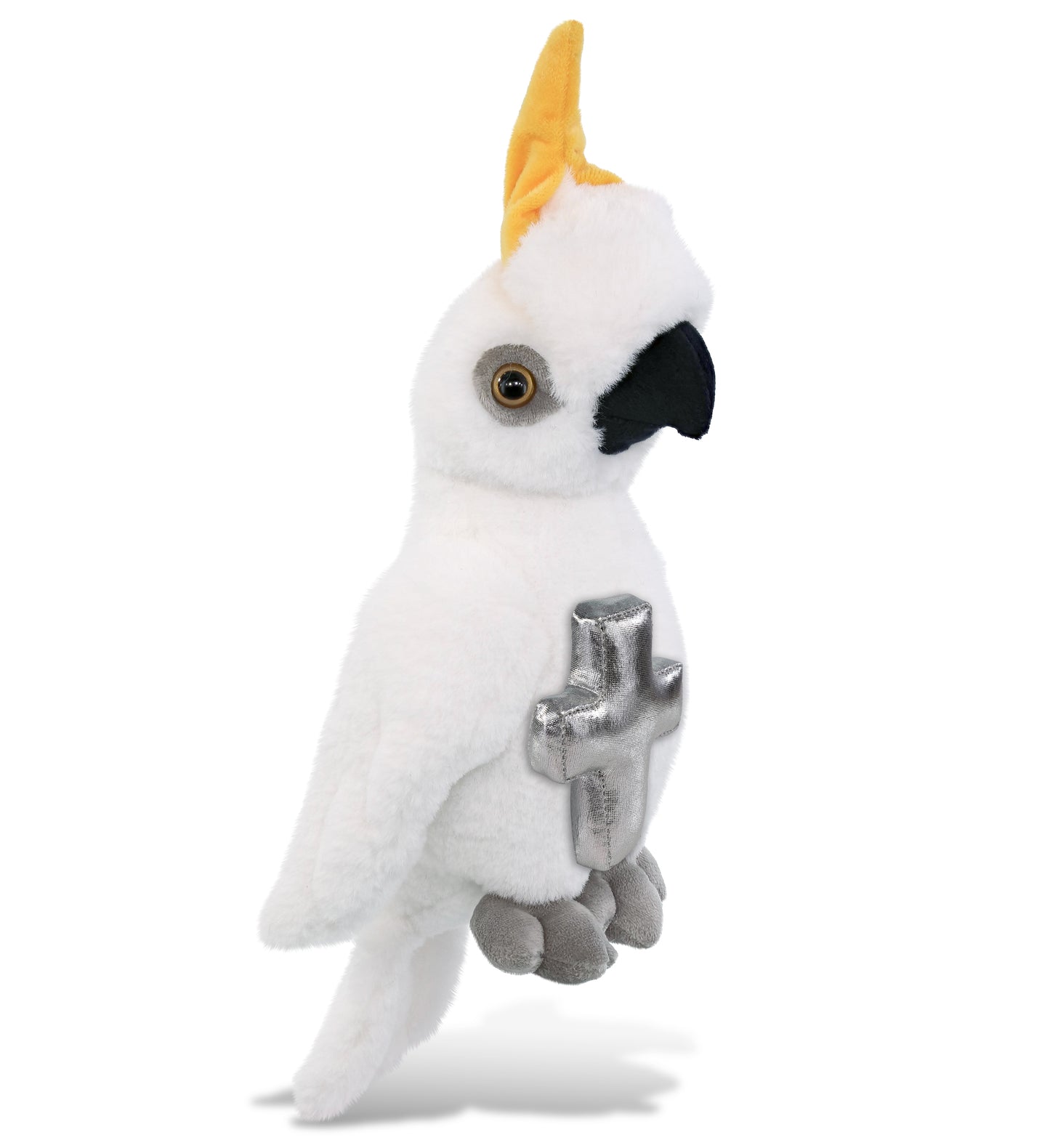 PLUSH CROSS - SUPER-SOFT PLUSH - COCKATOO 10"