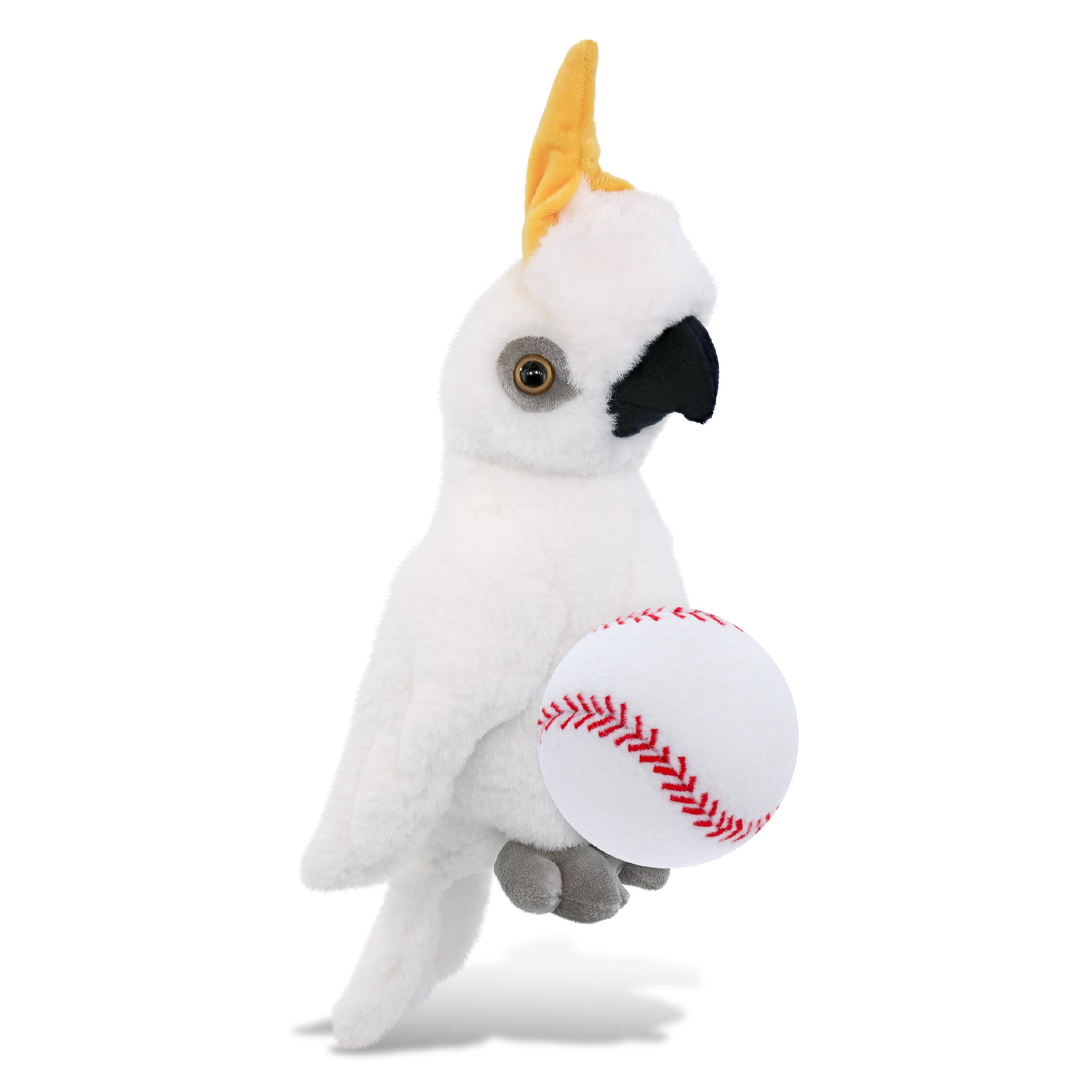 SUPER-SOFT PLUSH - COCKATOO 10" WITH BASEBALL PLUSH
