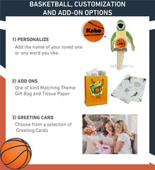 SUPER-SOFT PLUSH - GREEN PARROT 9" WITH BASKETBALL PLUSH