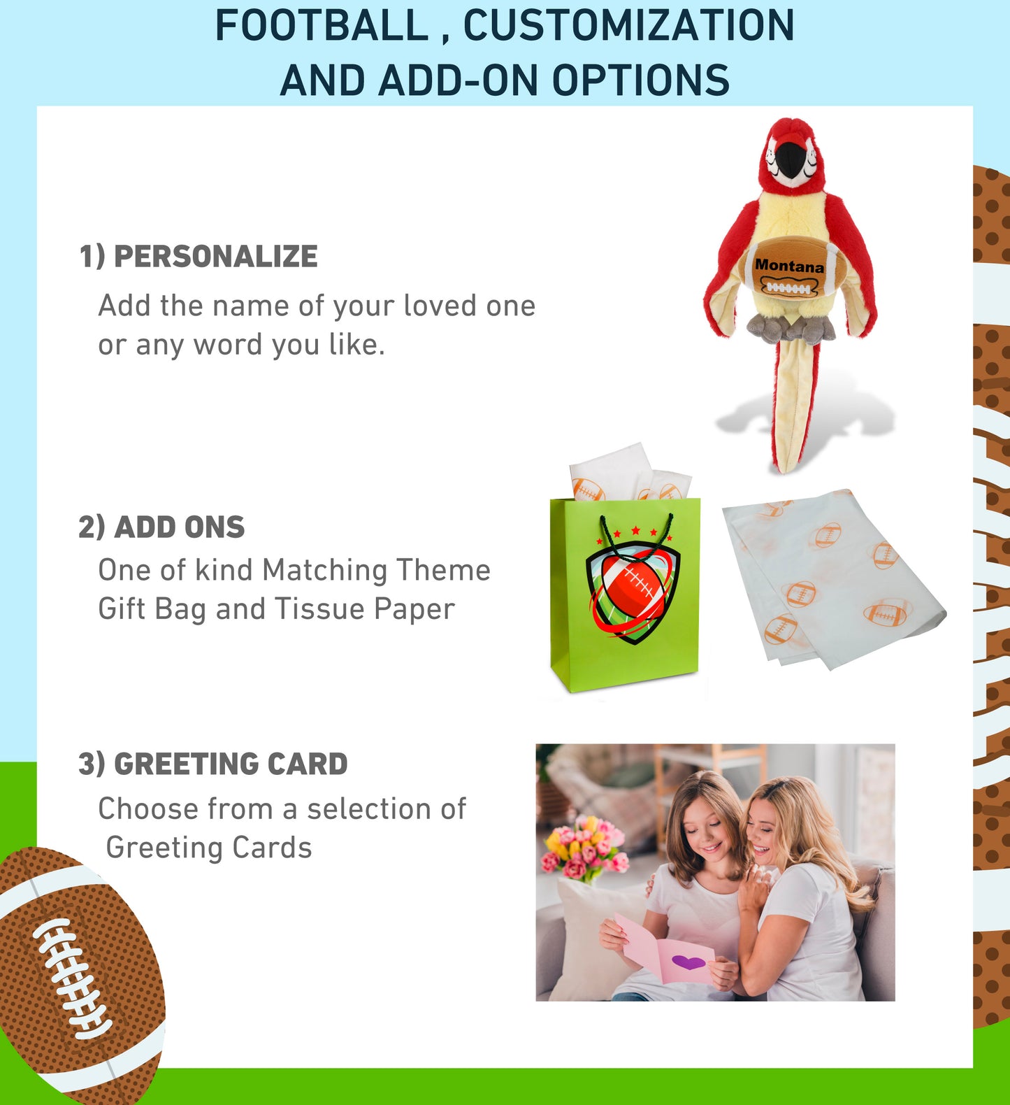 SUPER-SOFT PLUSH - RED PARROT 9" WITH FOOTBALL PLUSH