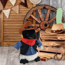 SUPER SOFT PLUSH - EMPEROR PENGUIN 7 INCH COWBOY DRESS UP
