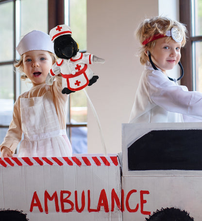 SUPER SOFT PLUSH - EMPEROR PENGUIN 7 INCH NURSE