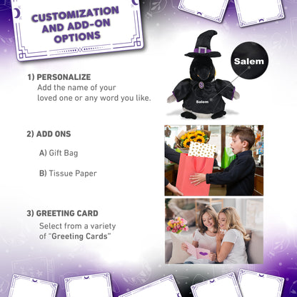 SUPER SOFT PLUSH - EMPEROR PENGUIN 7 INCH WITCH DRESS UP