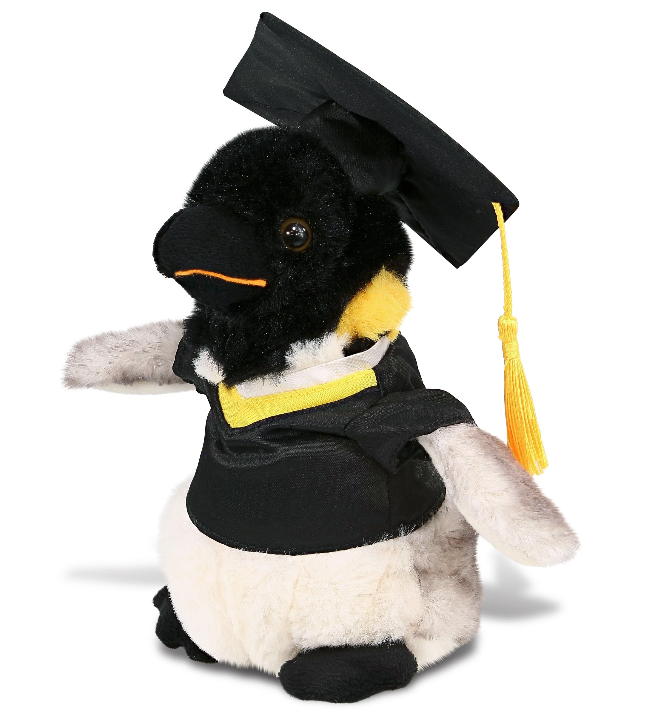 PLUSH GRADUATION - SUPER SOFT PLUSH - EMPEROR PENGUIN 7 INCH