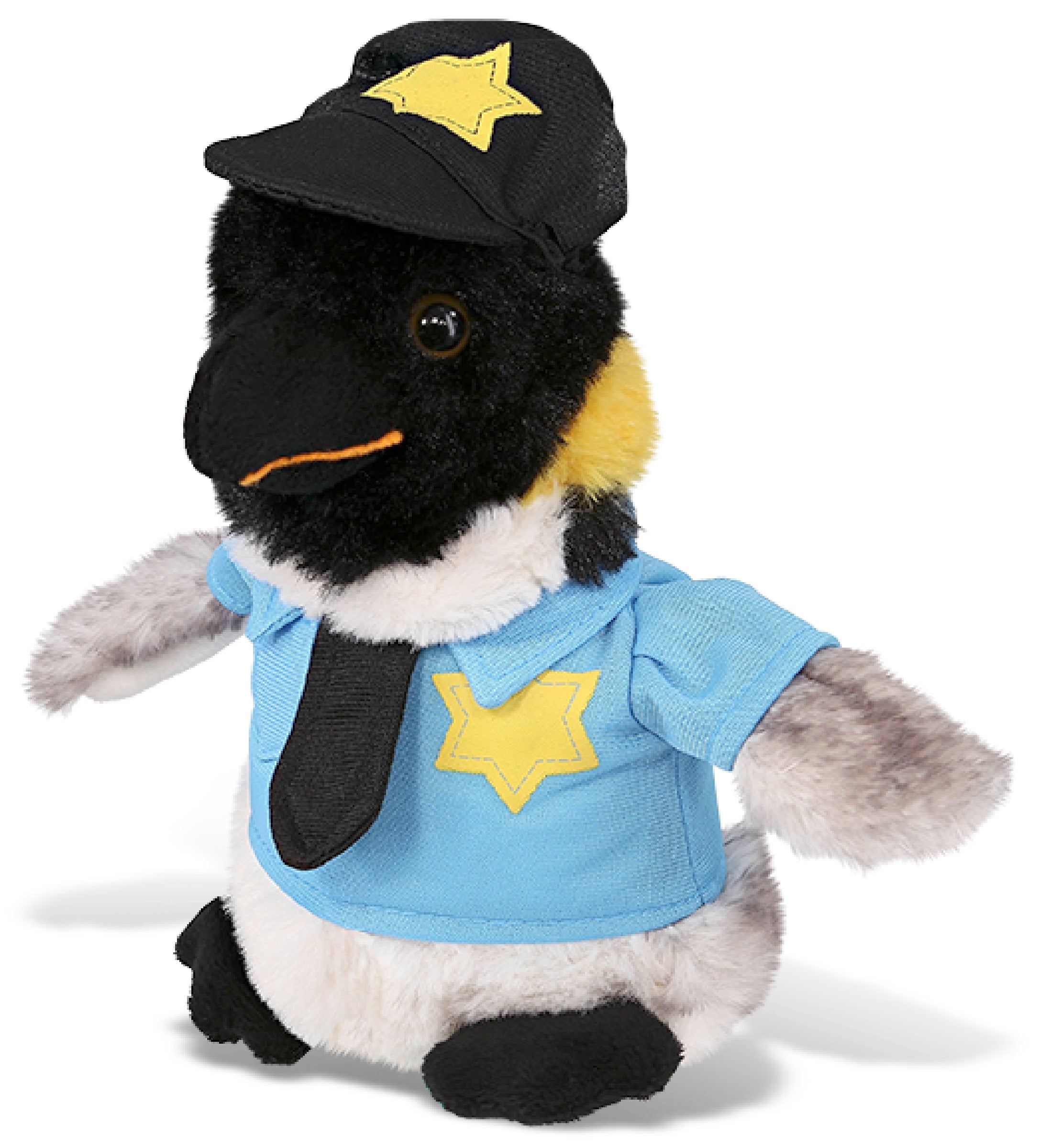 PLUSH POLICE - SUPER SOFT PLUSH - EMPEROR PENGUIN 7 INCH