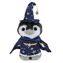 SUPER SOFT PLUSH - GREY PENGUIN 9 INCH WITH WIZARD DRESS UP