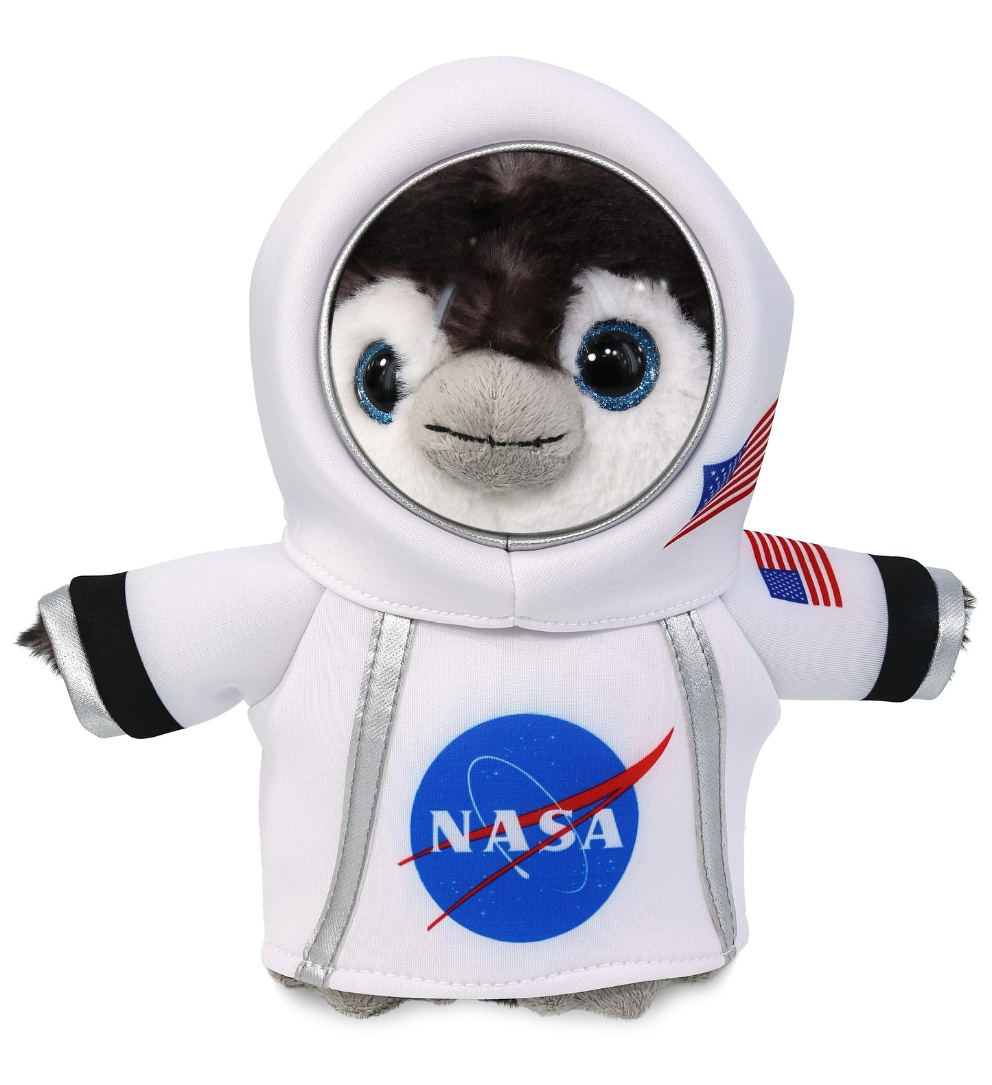 PLUSH ASTRONAUT - SUPER SOFT PLUSH - GREY PENGUIN 9 INCH