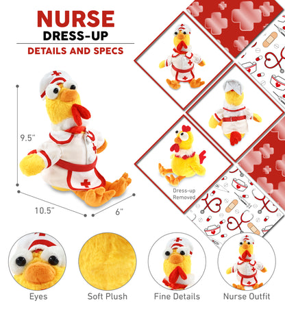 SUPER SOFT PLUSH - YELLOW ROOSTER NURSE