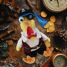SUPER SOFT PLUSH - YELLOW ROOSTER PIRATE DRESS UP