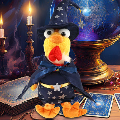 SUPER SOFT PLUSH - YELLOW ROOSTER WIZARD