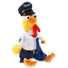 SUPER SOFT PLUSH - YELLOW ROOSTER PILOT DRESS UP