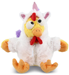 PLUSH UNICORN - SUPER SOFT PLUSH - YELLOW ROOSTER