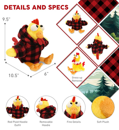 SUPER SOFT PLUSH - YELLOW ROOSTER