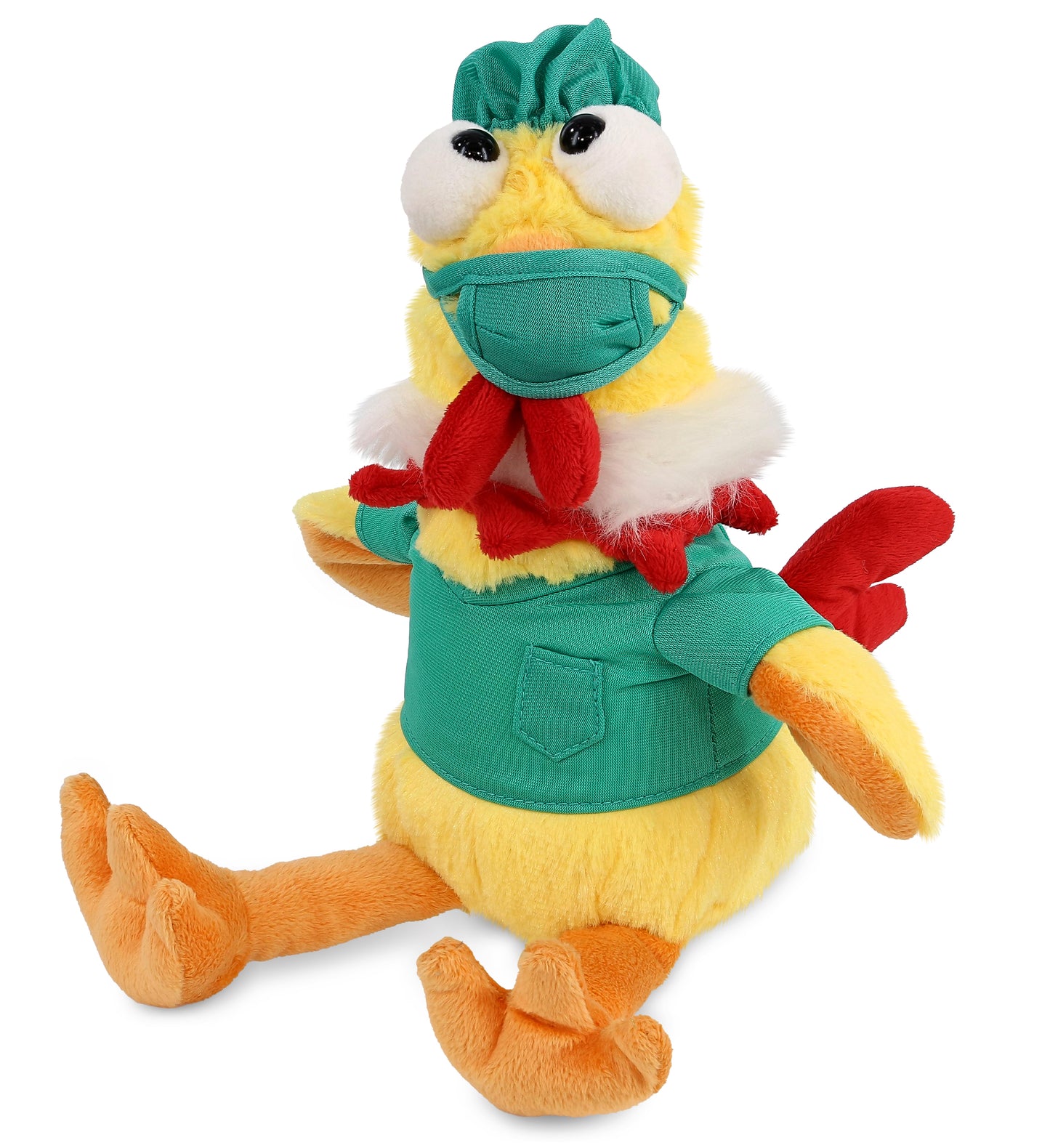 PLUSH DOCTOR - SUPER SOFT PLUSH - YELLOW ROOSTER