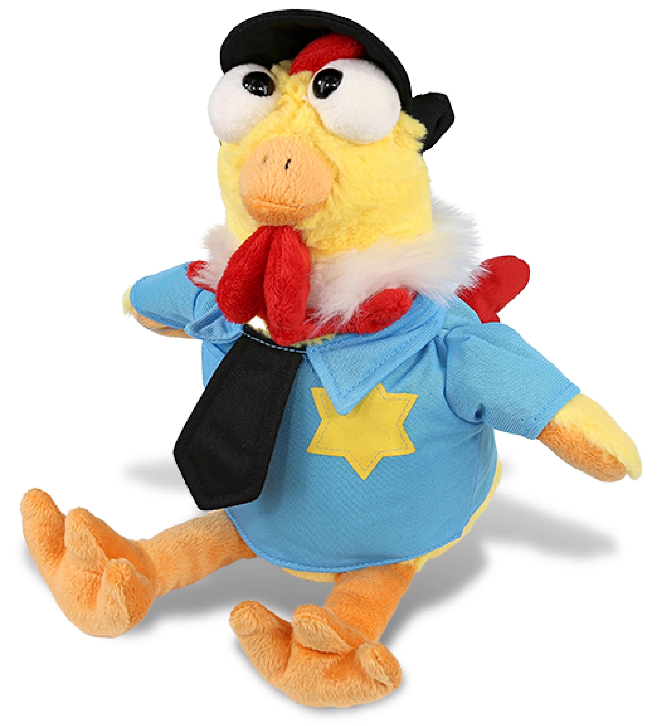 PLUSH POLICE - SUPER SOFT PLUSH - YELLOW ROOSTER
