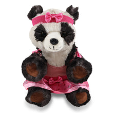 SUPER SOFT PLUSH - SQUAT PANDA 7 INCH BALLERINA