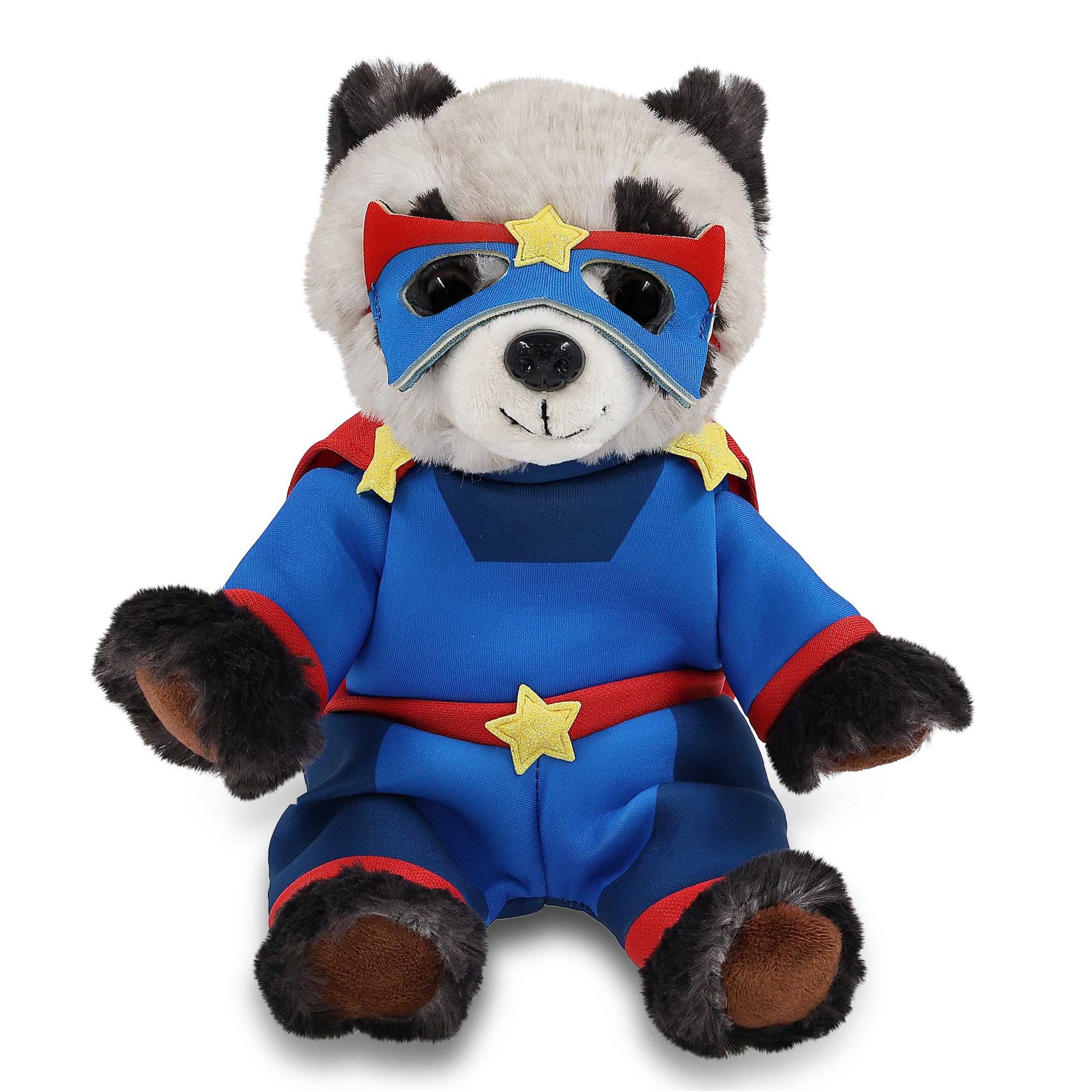 SUPER SOFT PLUSH - SQUAT PANDA 7 INCH SUPER HERO