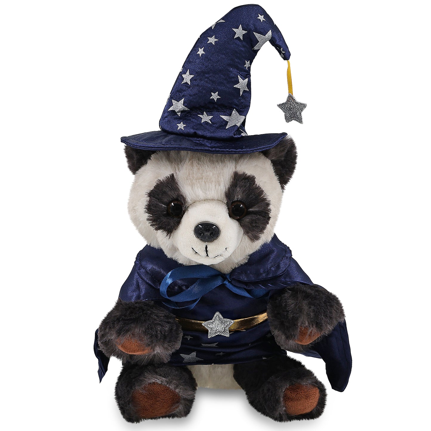 SUPER SOFT PLUSH - SQUAT PANDA 7 INCH WITH WIZARD DRESS UP