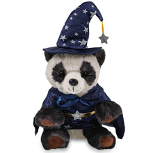 SUPER SOFT PLUSH - SQUAT PANDA 7 INCH WITH WIZARD DRESS UP