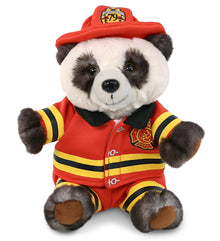PLUSH FIREMAN - SUPER SOFT PLUSH - SQUAT PANDA 7 INCH