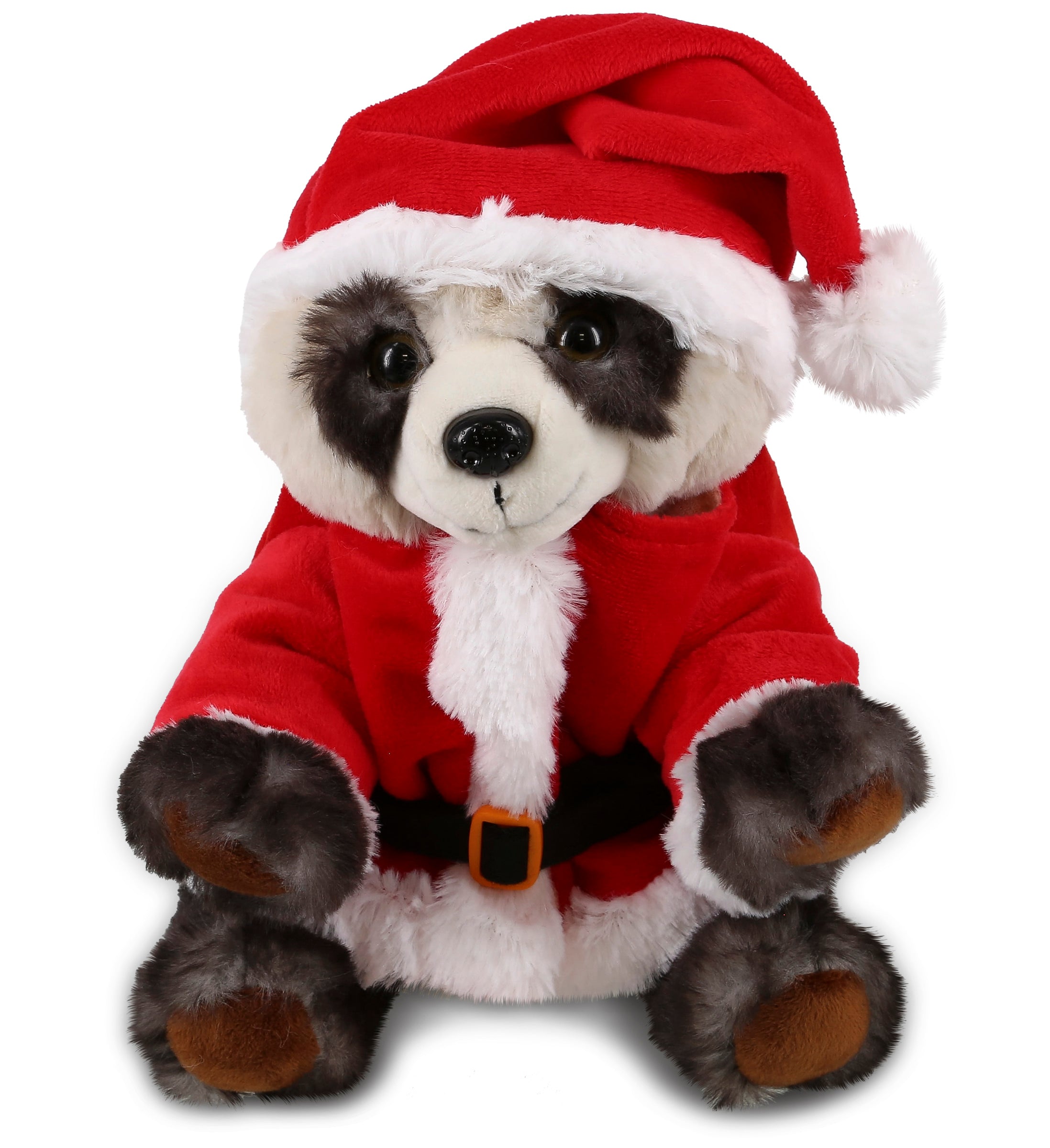 PLUSH SANTA - SUPER SOFT PLUSH - SQUAT PANDA 7 INCH