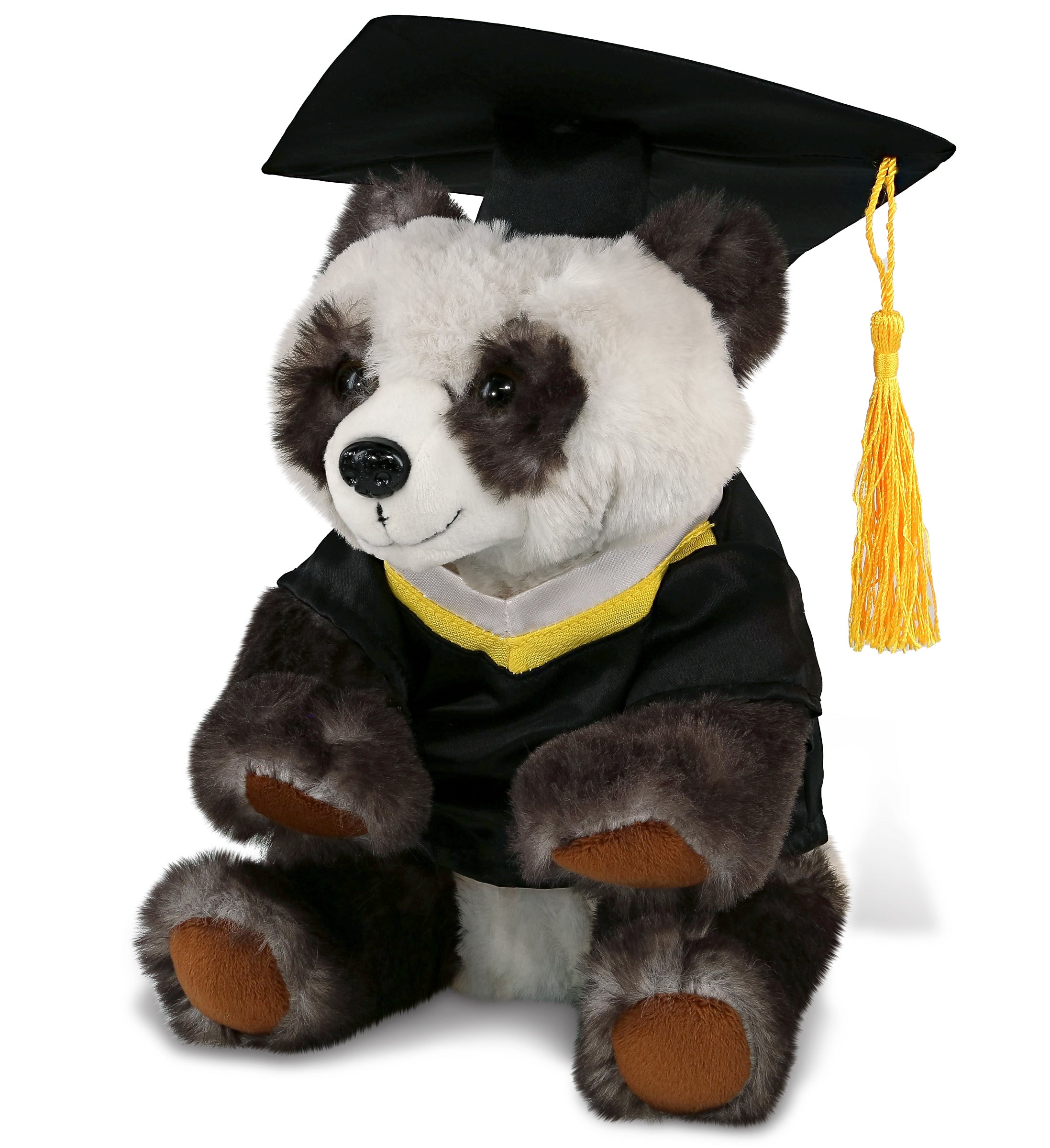 PLUSH GRADUATION - SUPER SOFT PLUSH - SQUAT PANDA 7 INCH