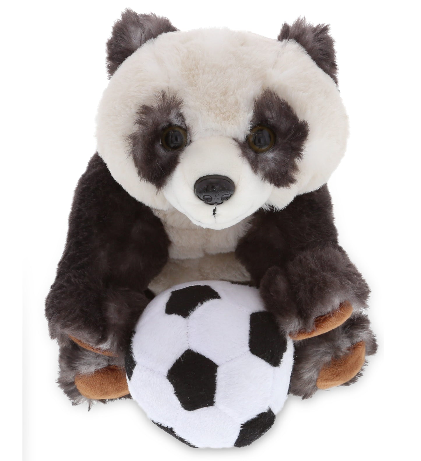 PLUSH SOCCER BALL - SUPER SOFT PLUSH - SQUAT PANDA 7 INCH