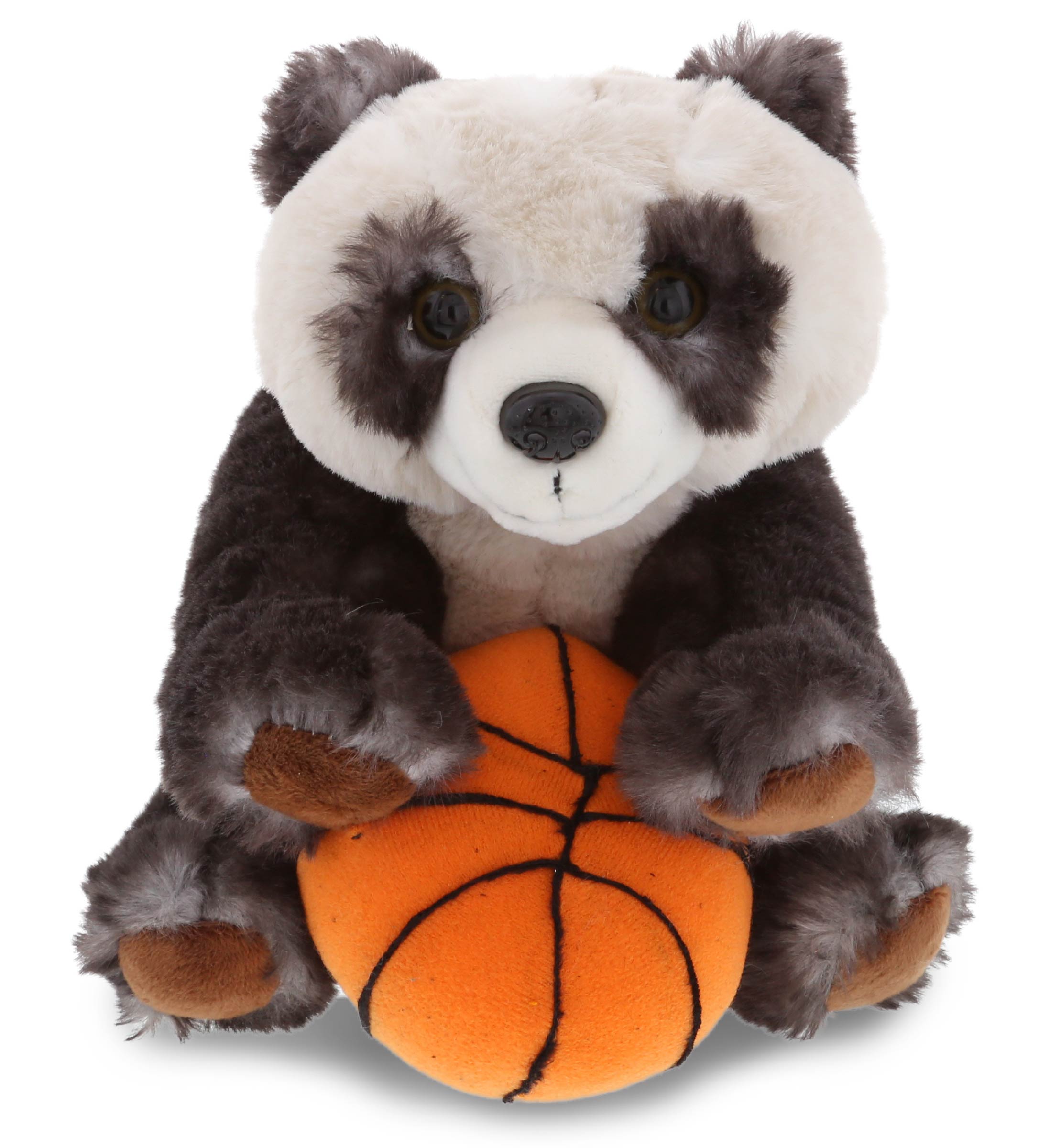PLUSH BASKETBALL - SUPER SOFT PLUSH - SQUAT PANDA 7 INCH
