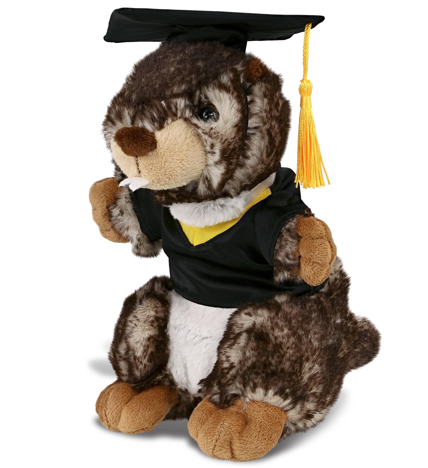 PLUSH GRADUATION - SUPER SOFT PLUSH - STANDING MARMOT