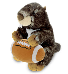 SUPER SOFT PLUSH - STANDING MARMOT WITH FOOTBALL PLUSH