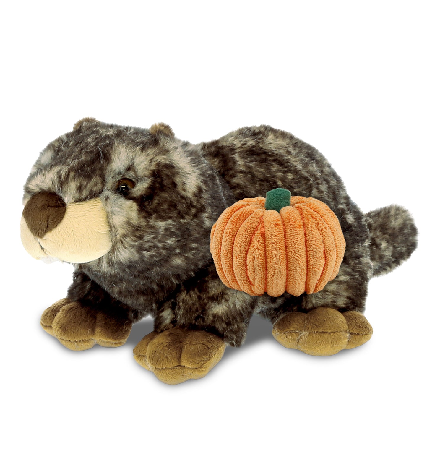 PLUSH PUMPKIN - SUPER SOFT PLUSH - LYING MARMOT