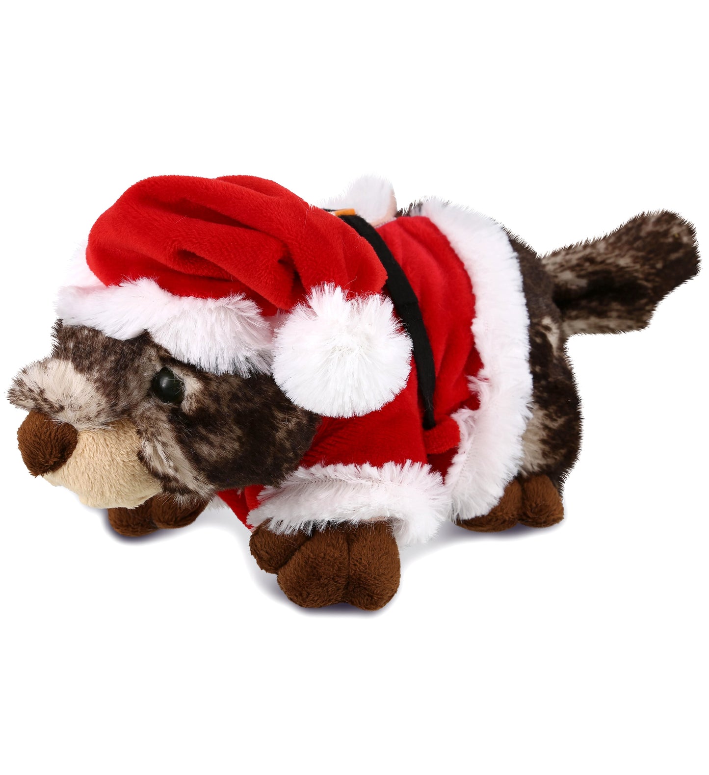 PLUSH SANTA - SUPER SOFT PLUSH - LYING MARMOT
