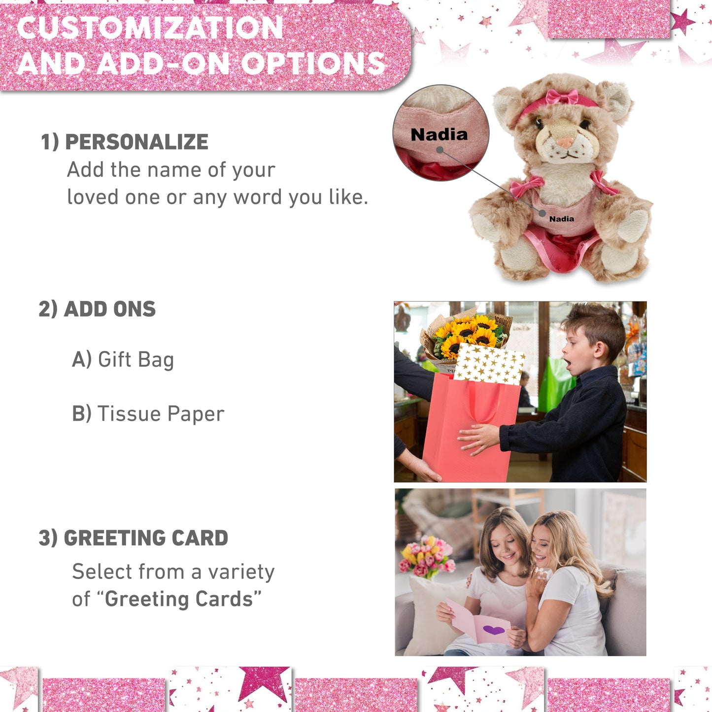 SUPER SOFT PLUSH - SQUAT CHEETAH 8.5 INCH WITH BALLERINA DRESS UP