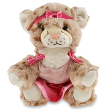 SUPER SOFT PLUSH - SQUAT CHEETAH 8.5 INCH WITH BALLERINA DRESS UP