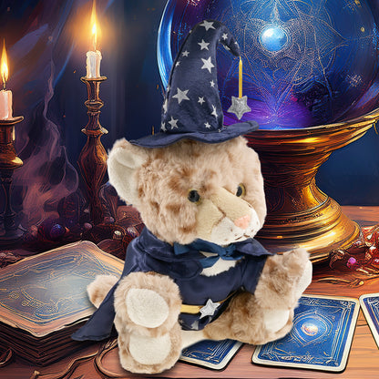 SUPER SOFT PLUSH - SQUAT CHEETAH 8.5 INCH WIZARD