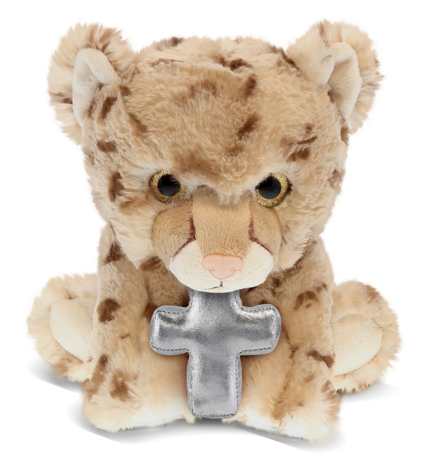 PLUSH CROSS - SUPER SOFT PLUSH - SQUAT CHEETAH 8.5 INCH
