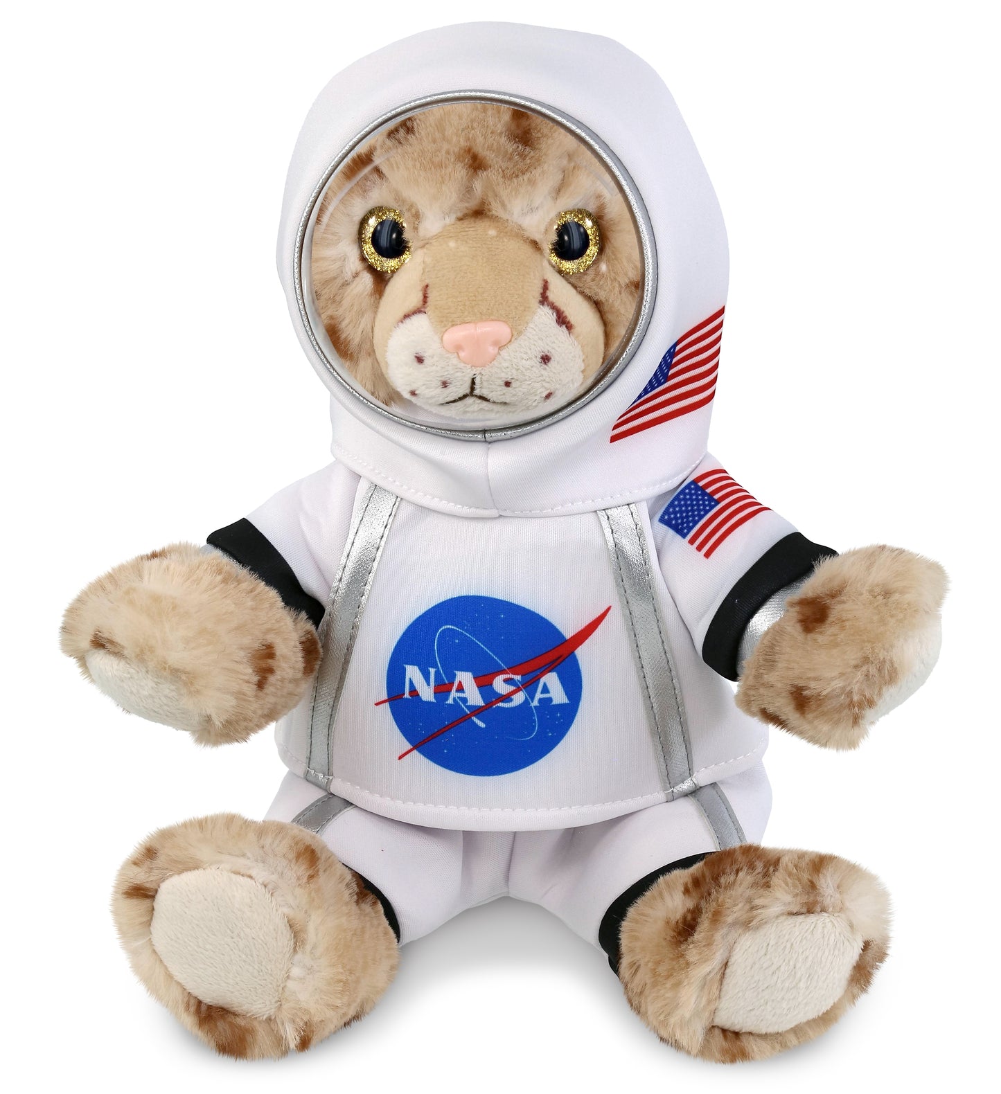 PLUSH ASTRONAUT - SUPER SOFT PLUSH - SQUAT CHEETAH 8.5 INCH