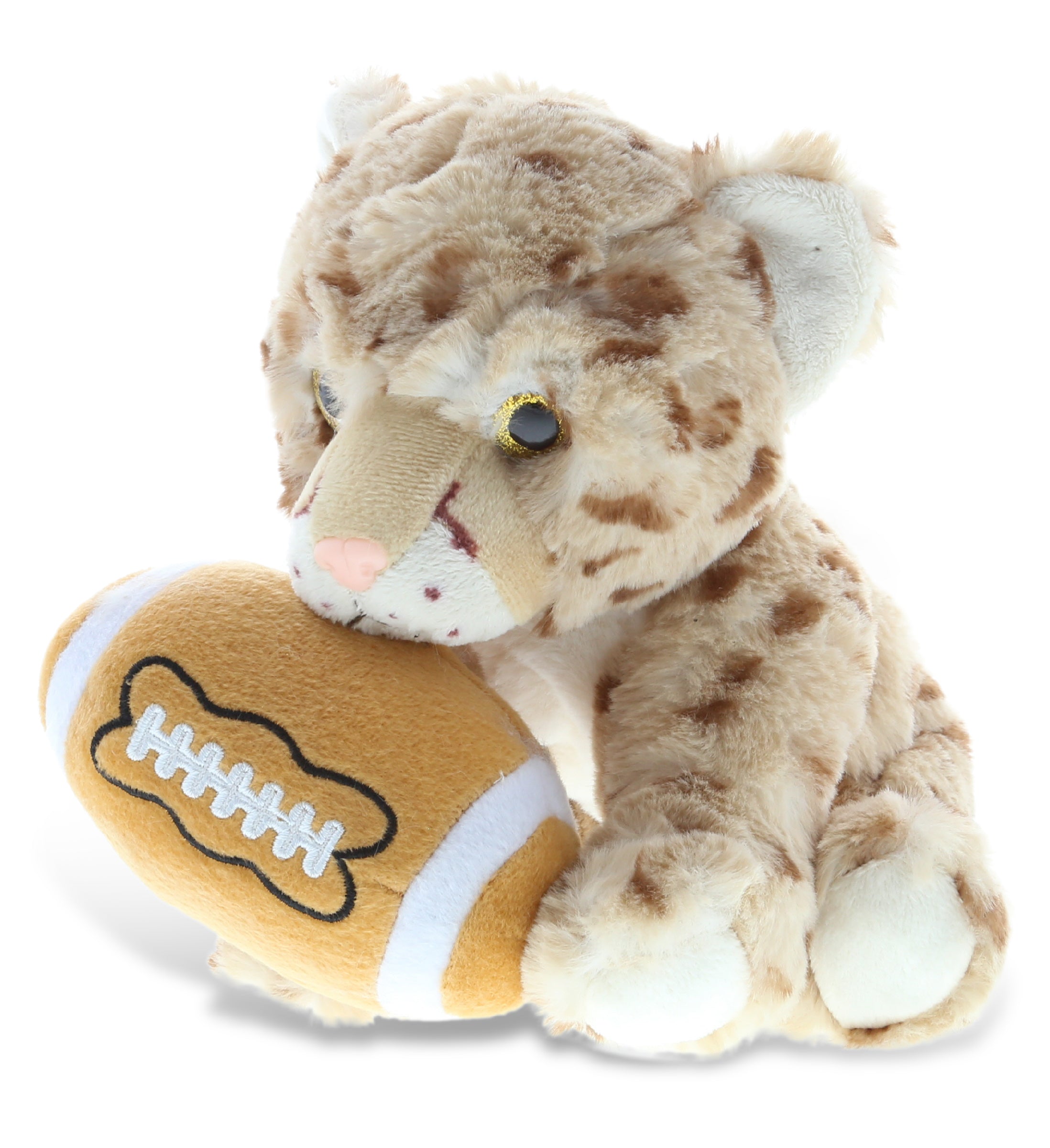 PLUSH FOOTBALL - SUPER SOFT PLUSH - SQUAT CHEETAH 8.5 INCH