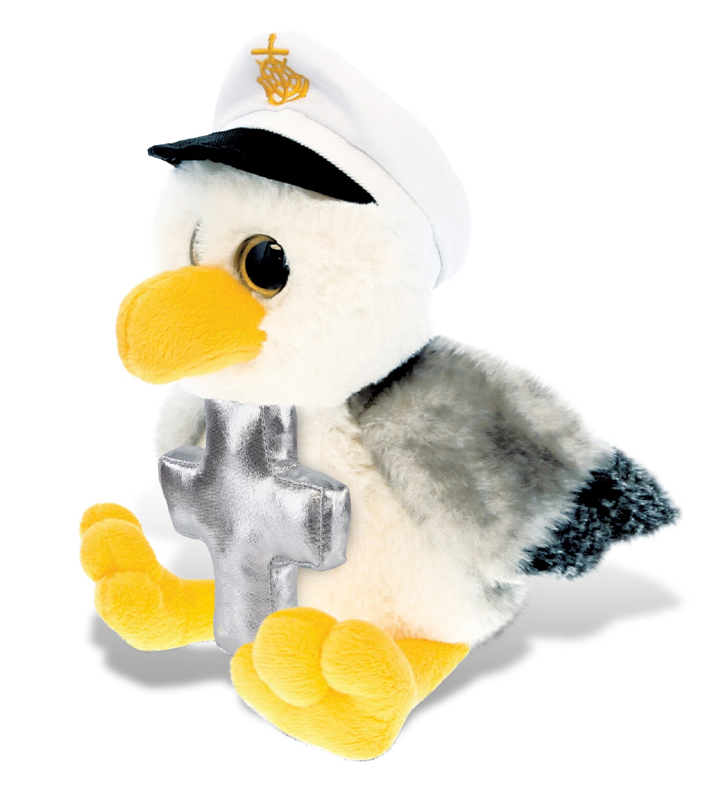 PLUSH CROSS - SUPER SOFT PLUSH - SEAGULL SAILOR