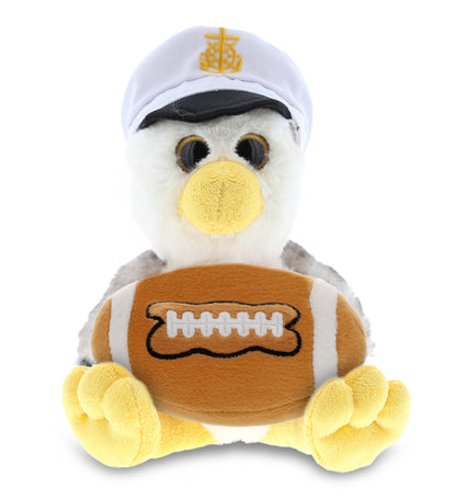 SUPER SOFT PLUSH - SEAGULL SAILOR WITH FOOTBALL PLUSH
