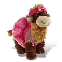 SUPER SOFT PLUSH - CAMEL WITH BALLERINA DRESS UP