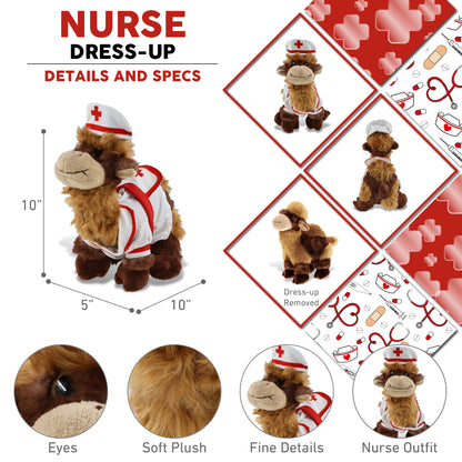 SUPER SOFT PLUSH - CAMEL NURSE