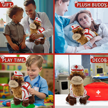SUPER SOFT PLUSH - CAMEL NURSE