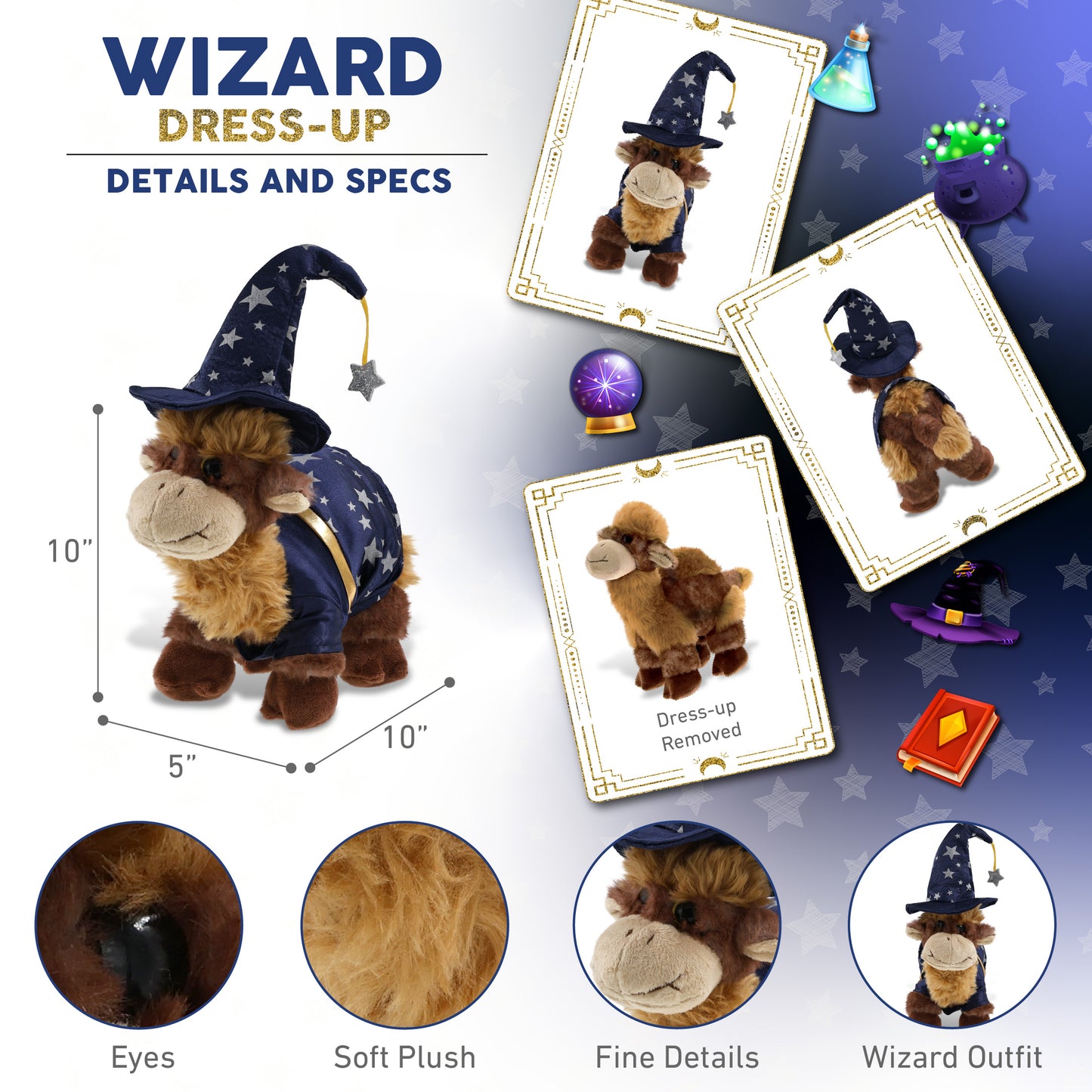 SUPER SOFT PLUSH - CAMEL WIZARD