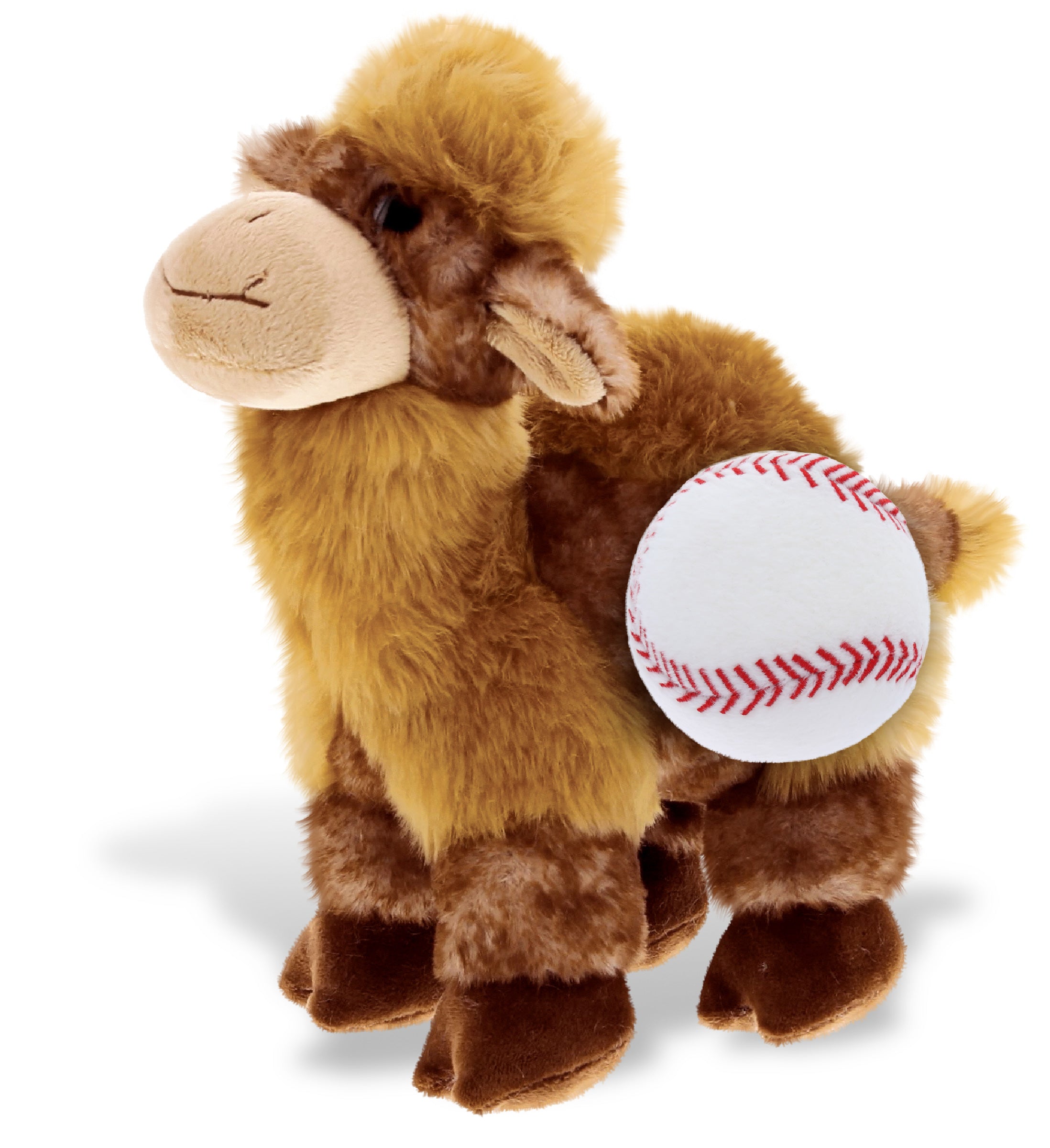 SUPER SOFT PLUSH - CAMEL WITH BASEBALL PLUSH