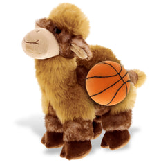 SUPER SOFT PLUSH - CAMEL WITH BASKETBALL PLUSH