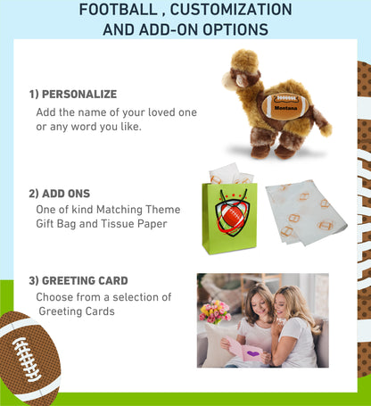 SUPER SOFT PLUSH - CAMEL WITH FOOTBALL PLUSH